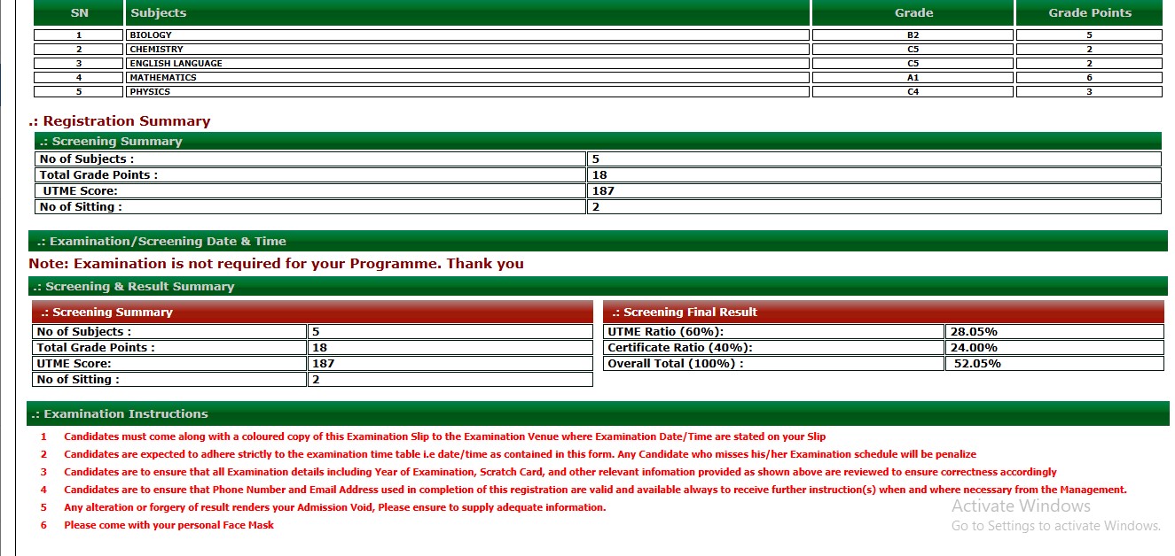 FUOYE POST UTME Screening Results 2025/2026 is Out