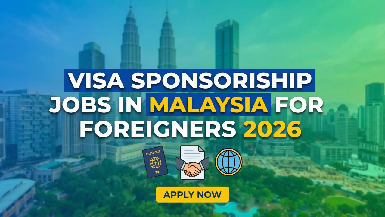 RM 2000 (≈ $400–$450/month) jobs in Malaysia for visa sponsorship