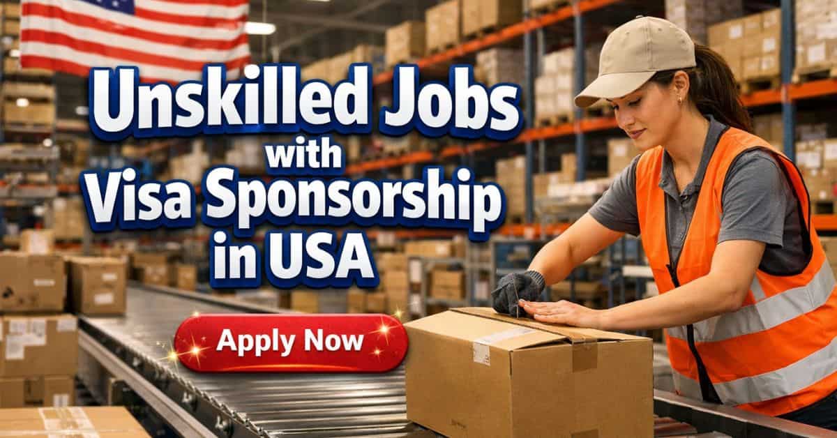 🇺🇸 Unskilled Jobs in the USA That Pay $2,000/Month (2026) – Apply Now